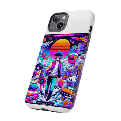 Skibidiverse Traveller Protective Phone Case with 3D Wrap Design, Durable UV Protection, Shock Absorption for Anime and Comic Culture Fans