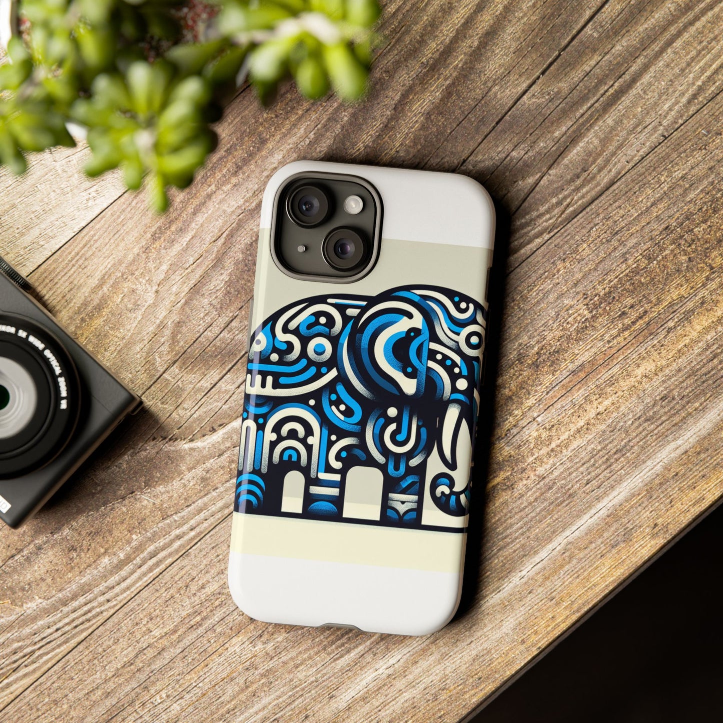 vibrant 3d elephant design protective phone case for stylish protection compatible with iphone 13, 14, 15 & 16 – all models including pro, pro max & plus