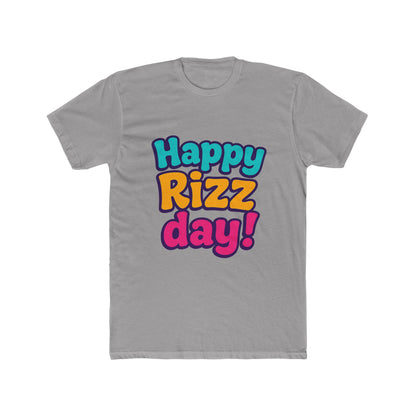 Happy Rizz Day Alphabet Multicolor Unisex T-Shirt – Vibrant Graphic Tee for Everyday Wear