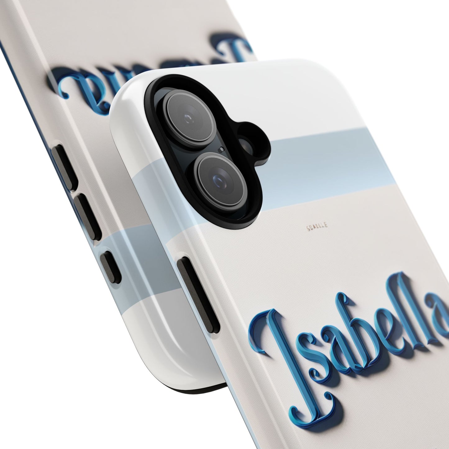 vibrant 3d blue alphabet design protective phone case stylish accessory for men and women unique phone cover compatible with iphone 13, 14, 15 & 16 – all models including pro, pro max & plus