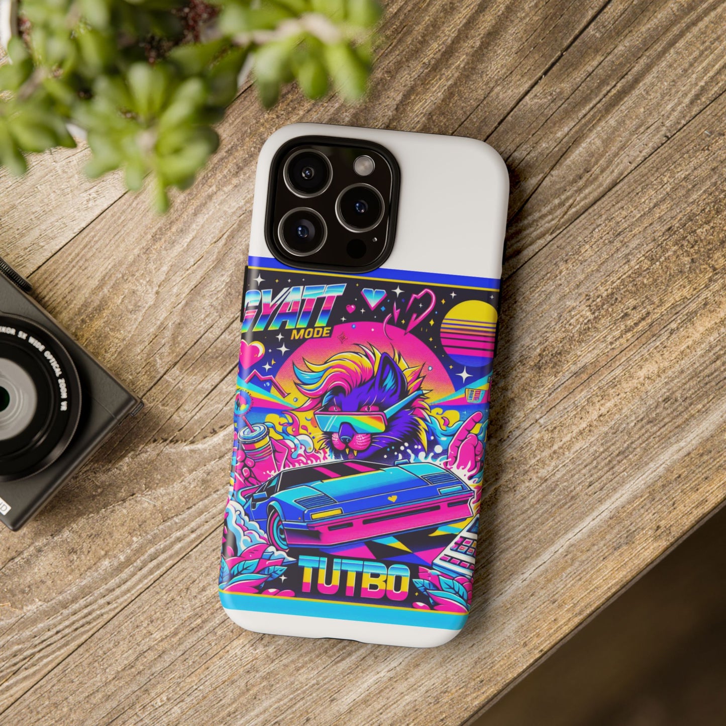 gyatt mode turbo 3d wrap protective phone case for anime lovers