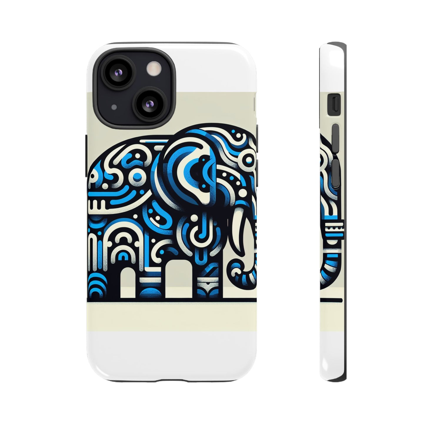vibrant 3d elephant design protective phone case for stylish protection compatible with iphone 13, 14, 15 & 16 – all models including pro, pro max & plus