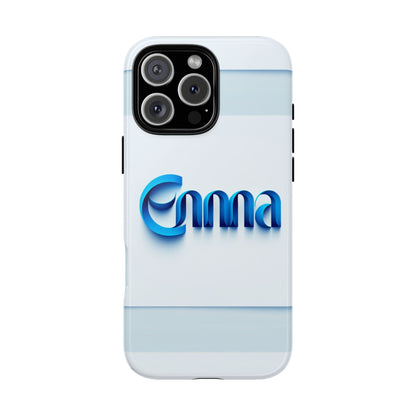 Emma Blue 3D Wrap Protective Phone Case for Smartphones with Vivid Anime Comic Design Shock Absorption and UV Protection