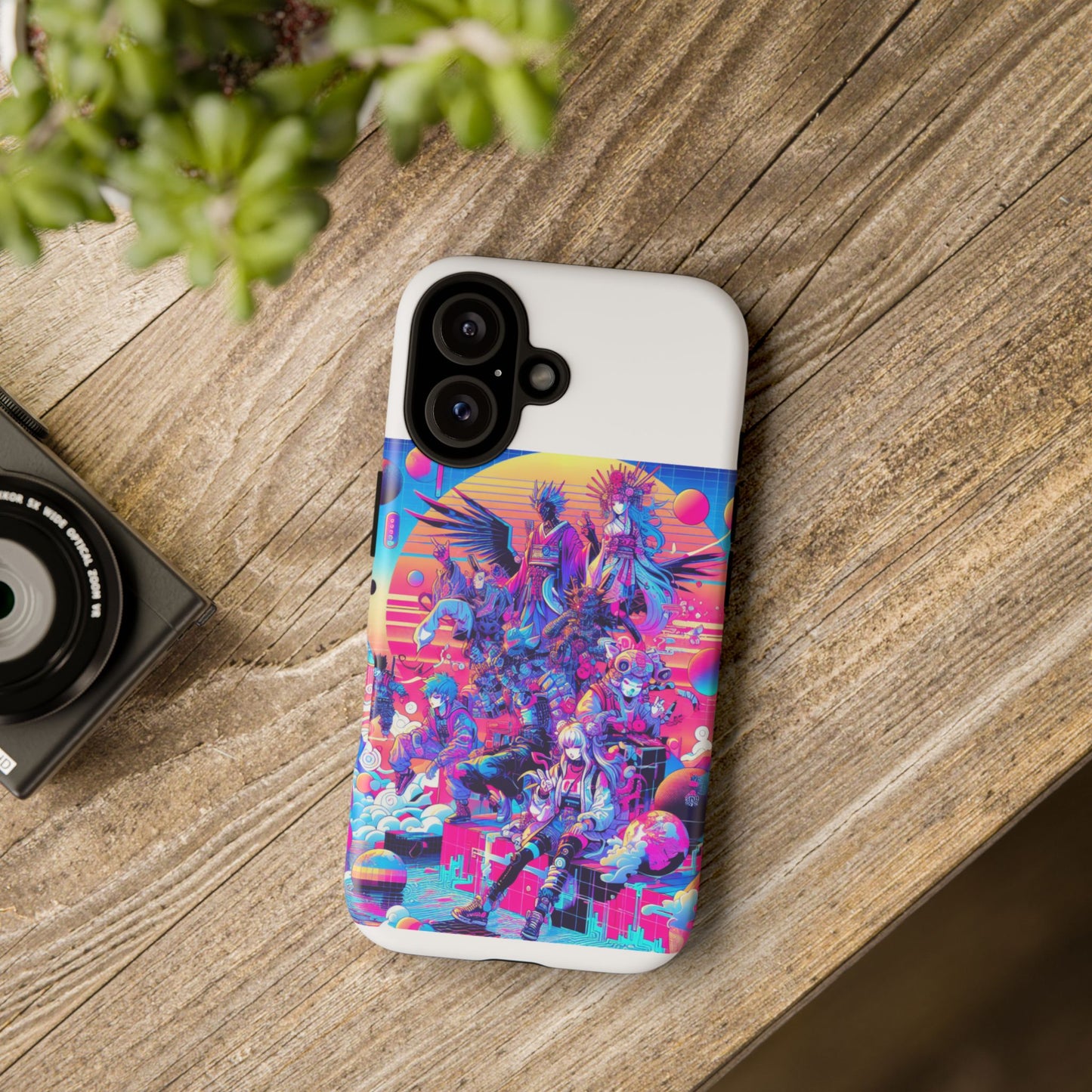 zero npc energy protective phone case with 3d wrap design for anime lovers, shock absorbing and uv protected, stylish accessory for smartphones