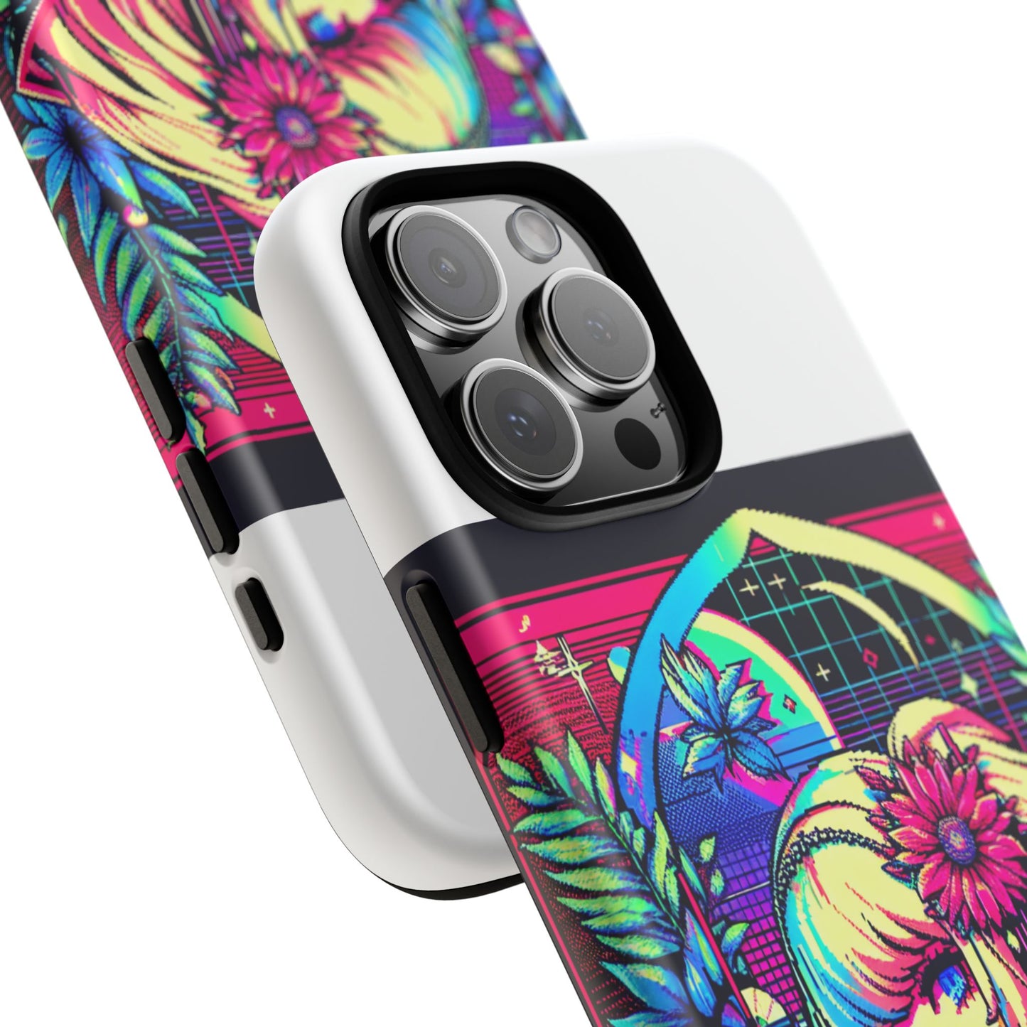 npc detox plan - vibrant protective phone case for anime and comic lovers, durable shock absorption, uv protected, glossy or matte finish