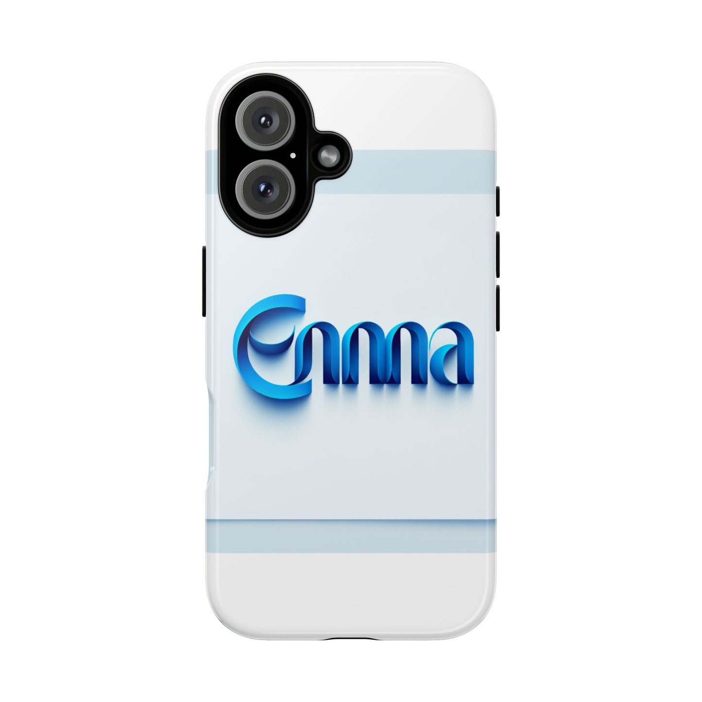 sleek 3d wrap protective phone case in blue glossy design for stylish protection compatible with iphone 13, 14, 15 & 16 – all models including pro, pro max & plus