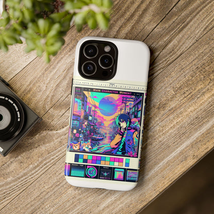 Main Character Moment Protective Phone Case, 3D Wrap Design, Durable TPU Silicone, UV Protected, Anime and Comic Inspired, Unique Gift for Tech Enthusiasts