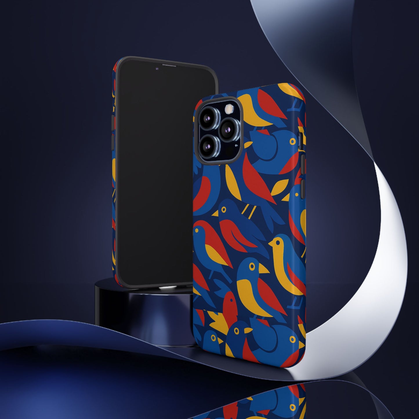 vibrant 3d wrap protective phone case with colourful bird design stylish accessory for men and women compatible with iphone 13, 14, 15 & 16 – all models including pro, pro max & plus
