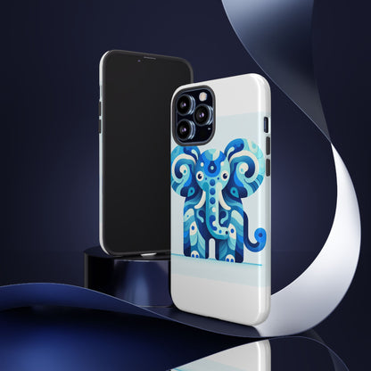 Vibrant 3D Protective Phone Case with Artistic Elephant Design for Unique Expression Compatible with iPhone 13, 14, 15 & 16 – All Models Including Pro, Pro Max & Plus