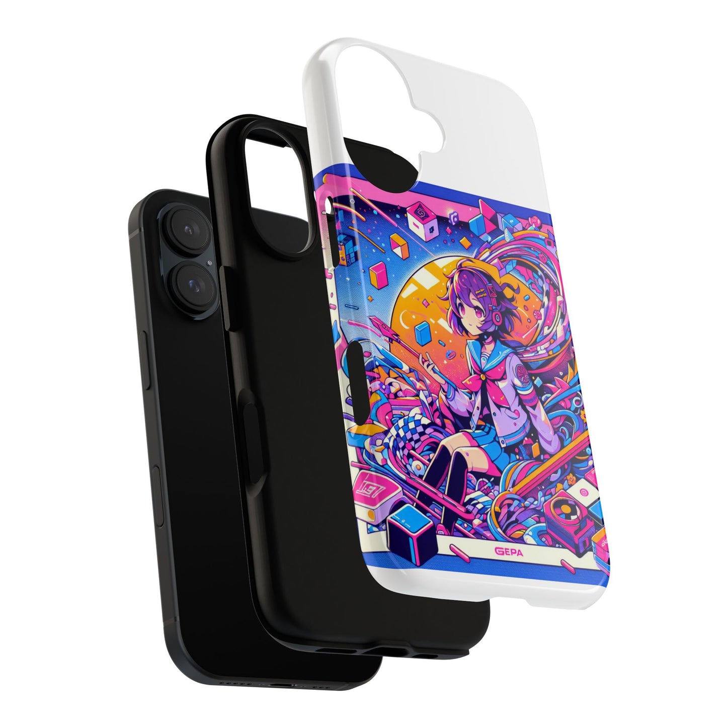 skibidi system update protective phone case for anime fans