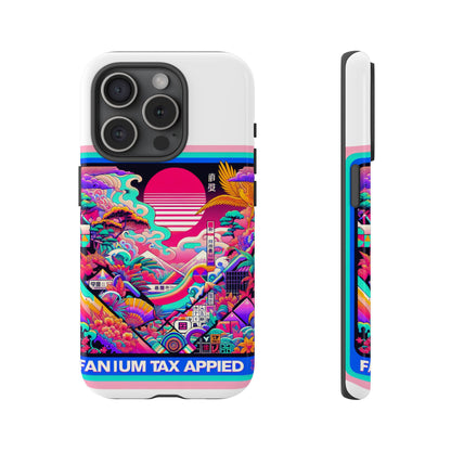 Fanum Tax Applied Protective Phone Case, 3D Wrap Design, Durable Silicone Liner, UV Protected, Shock Absorbing, Fun Anime and Comic Style, Ideal Gift for Tech Enthusiasts