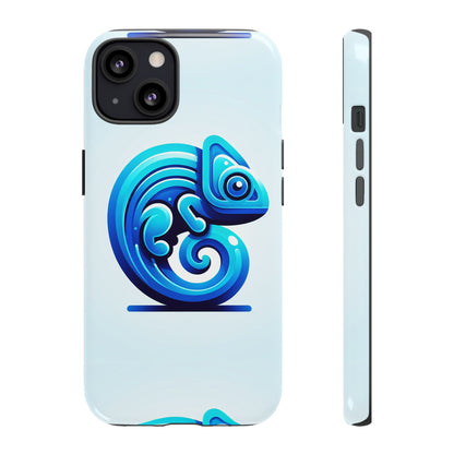 Cool Blue Animal Create 6 Phone Case with 3D Wrap Shockproof TPU Cover for Kids and Teenagers, Anime and Comic Inspired Design