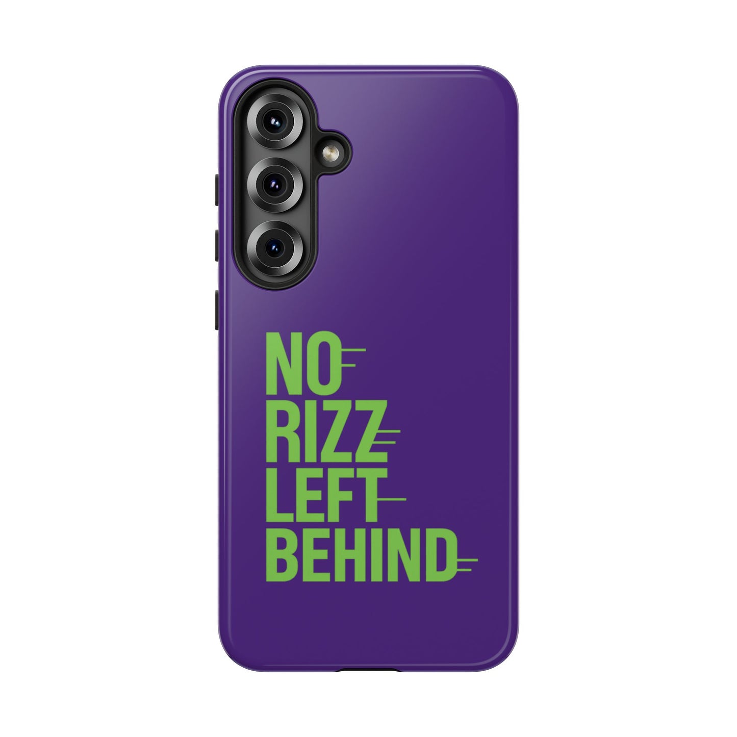 tough phone case - no rizz left behind - durable, stylish protection for active lifestyles - impact-resistant, dual layer, shock-absorbing tpu - perfect gift for tech lovers