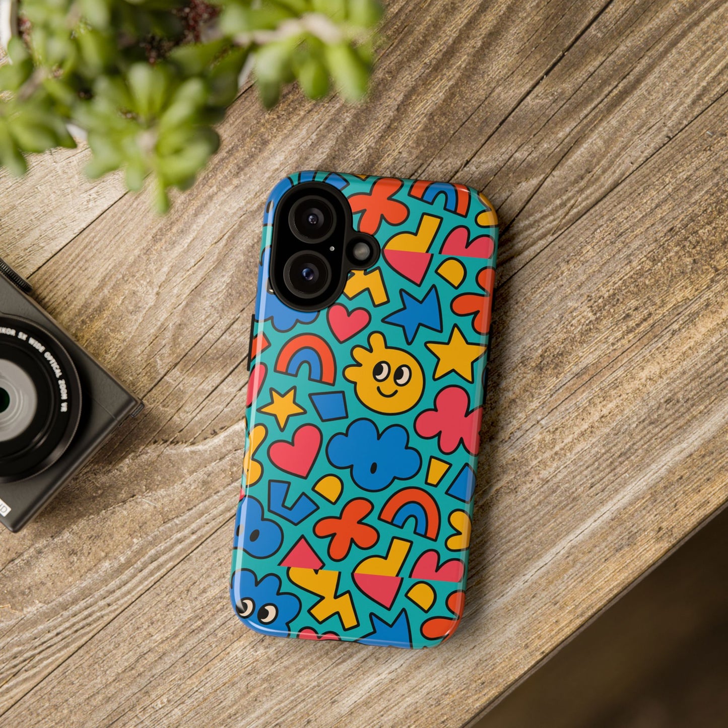 vibrant cartoon 3d wrap protective phone case with fun playful design for smartphone lovers compatible with iphone 13, 14, 15 & 16 – all models including pro, pro max & plus