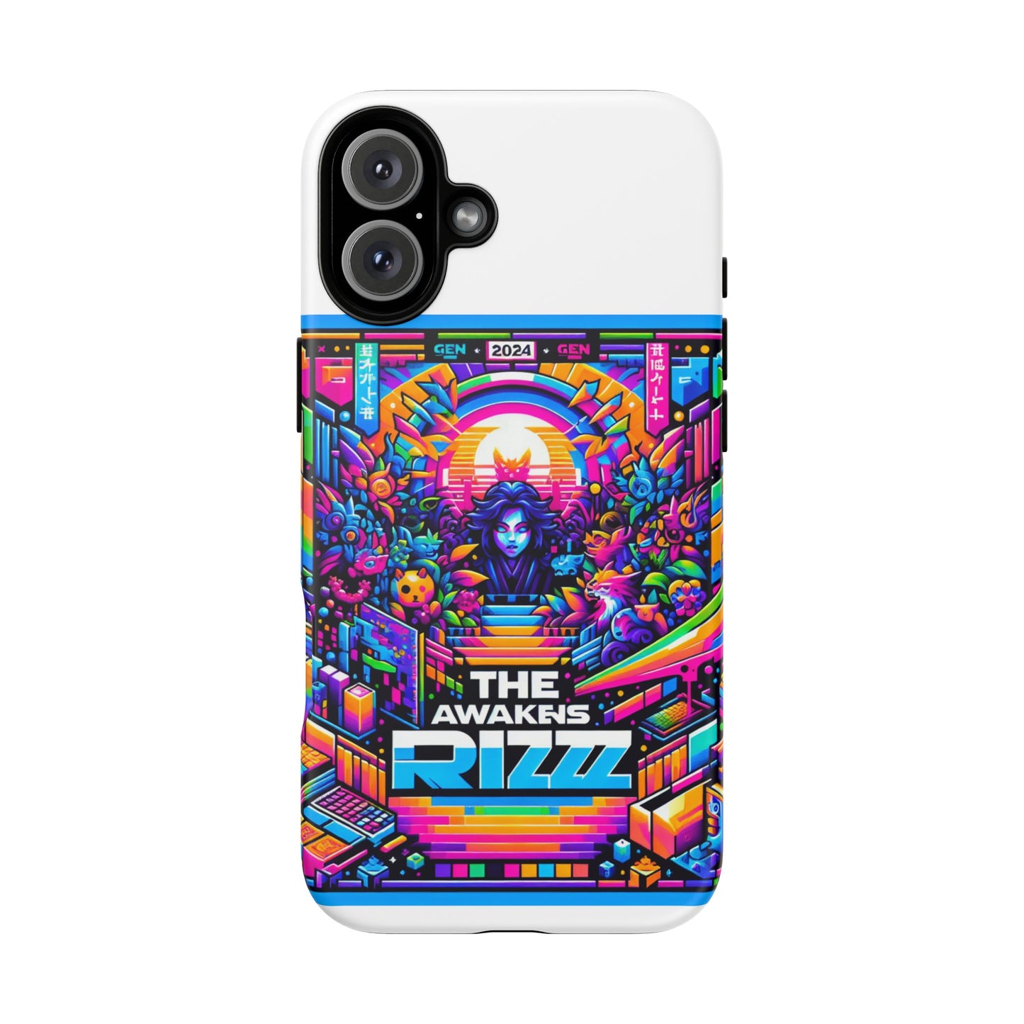 the rizz awakens 3d wrap protective phone case for anime and comic lovers