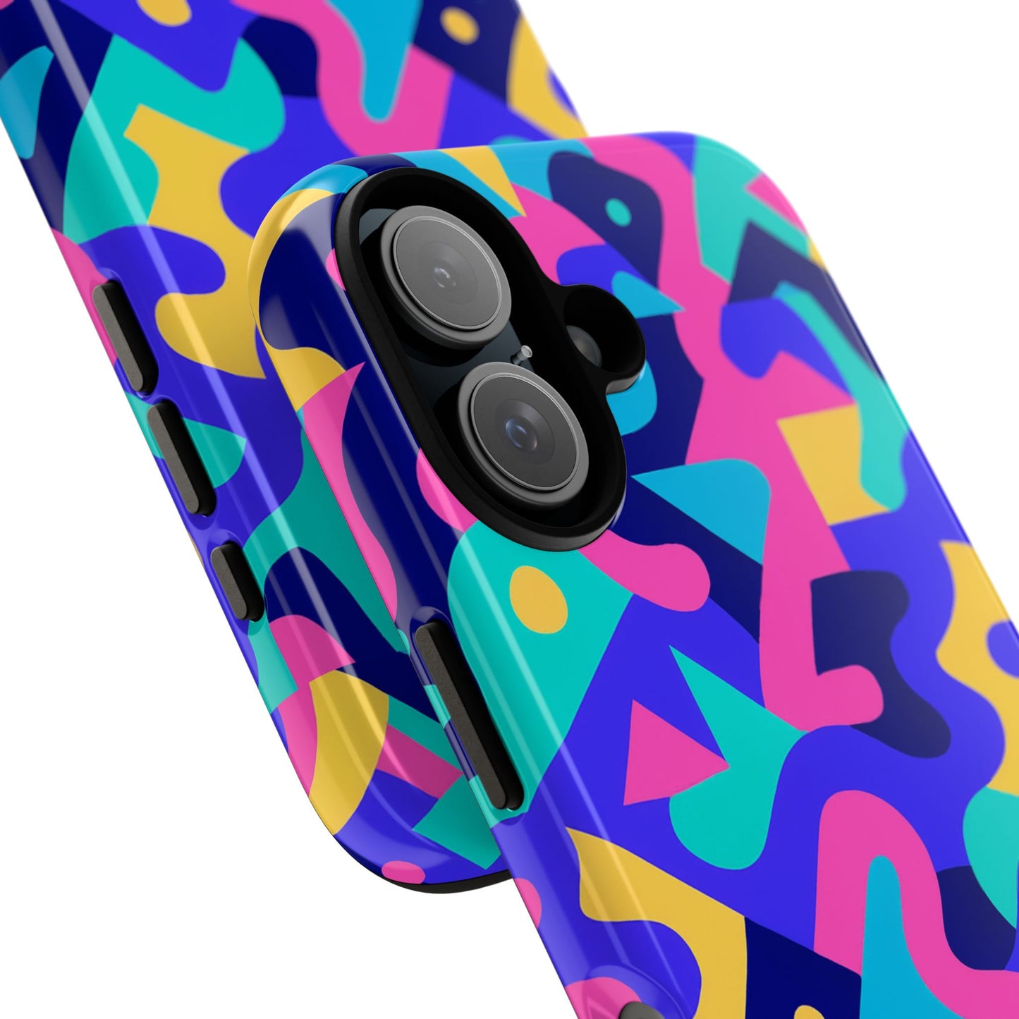 vibrant abstract pattern protective phone case stylish accessory for unique expression compatible with iphone 13, 14, 15 & 16 – all models including pro, pro max & plus