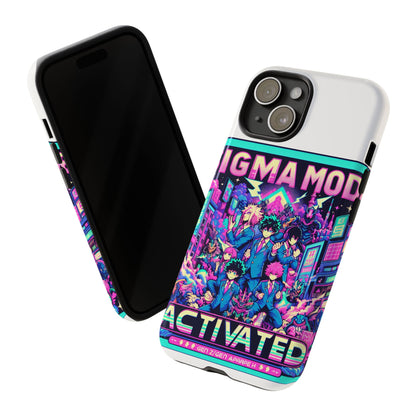 Vibrant Sigma Mode Activated Protective Phone Case for Anime Lovers, 3D Wrap Design, Durable TPU Silicone, UV Protected, Stylish Drop Protection, Gift for Friends