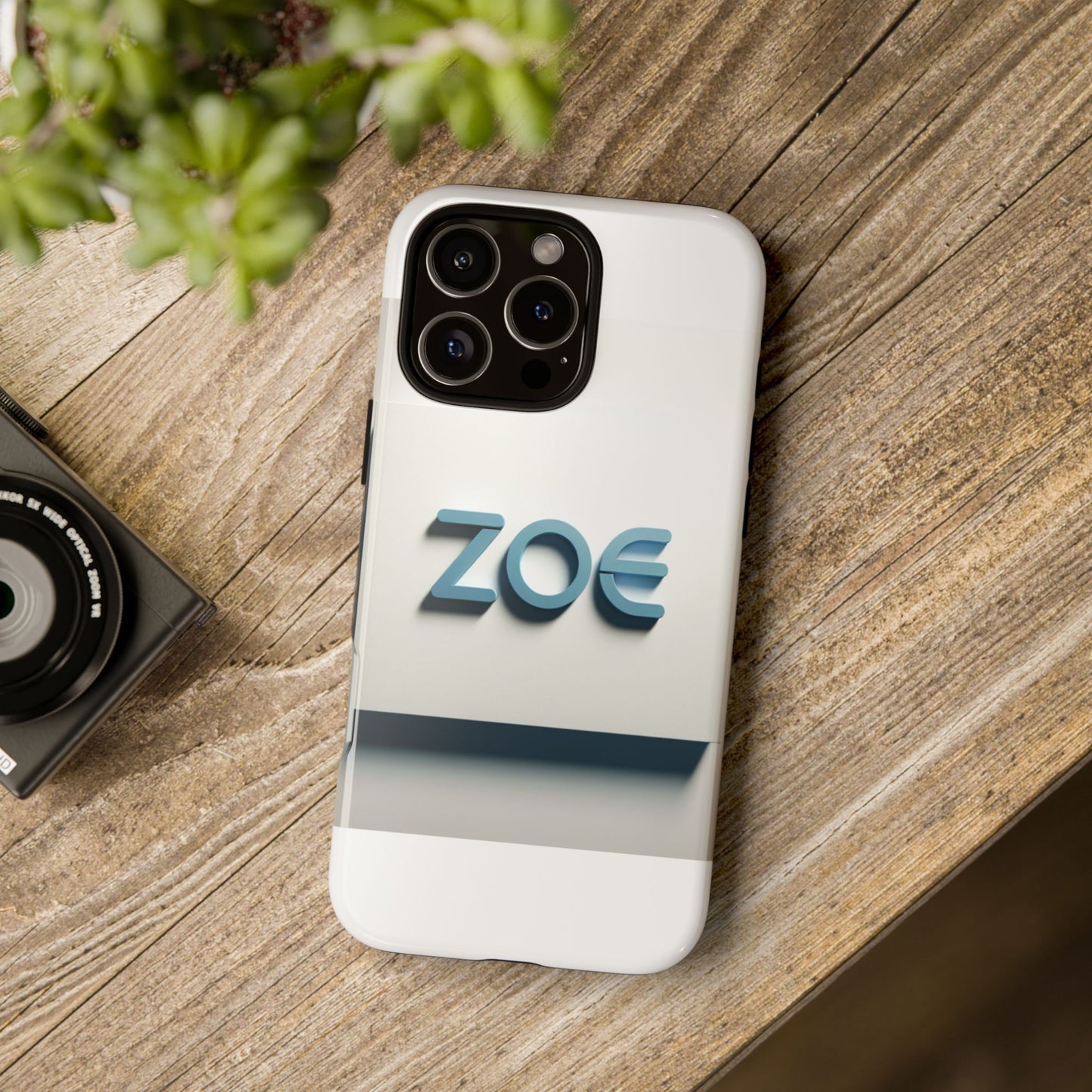 vibrant 3d lettering phone case in blue design for stylish protection compatible with iphone 13, 14, 15 & 16 – all models including pro, pro max & plus