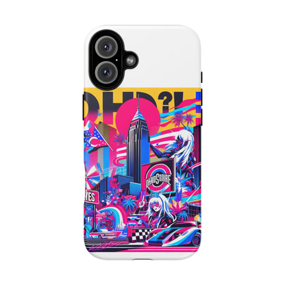 Ohio More Like Oh-Yes Protective Phone Case for Smartphones, 3D Wrap Design, UV Protected, Shock Absorbing, Ideal Gift for Anime and Comic Lovers