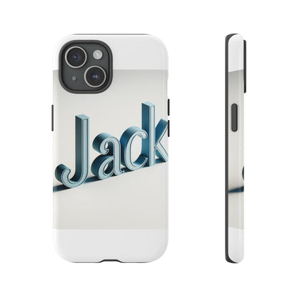 Vibrant 3D Text Protective Phone Case in Blue for Unique Self-Expression – Stylish Protection Compatible with iPhone 13, 14, 15 & 16 – all models including Pro, Pro Max & Plus