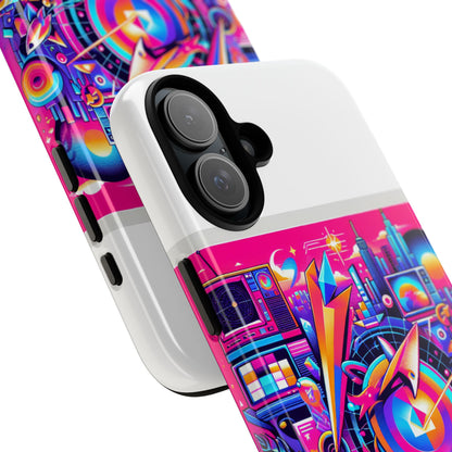 Gyatt Radar Online 3D Wrap Protective Phone Case for Smartphones, Retro Anime Design, Durable Shock Absorption, UV Protected, Glossy or Matte Finish