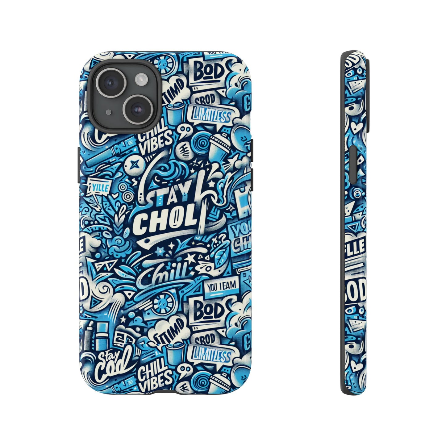 blue pattern image 19 mobile phone case for kids and teens shockproof protective cover with 3d wrap design and uv protection