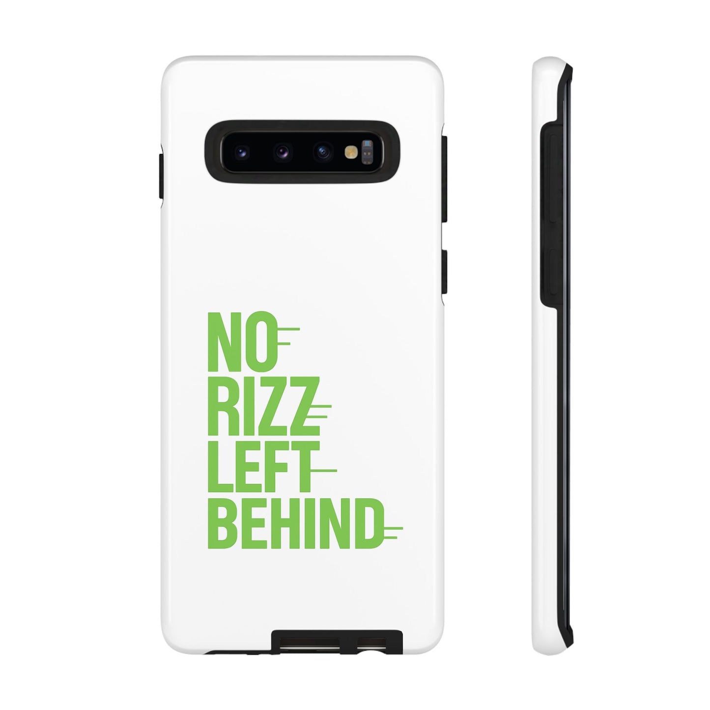 copy of tough cases - no rizz left behind phone case for ultimate protection and style, impact-resistant, dual layer, vibrant design, perfect gift for adults