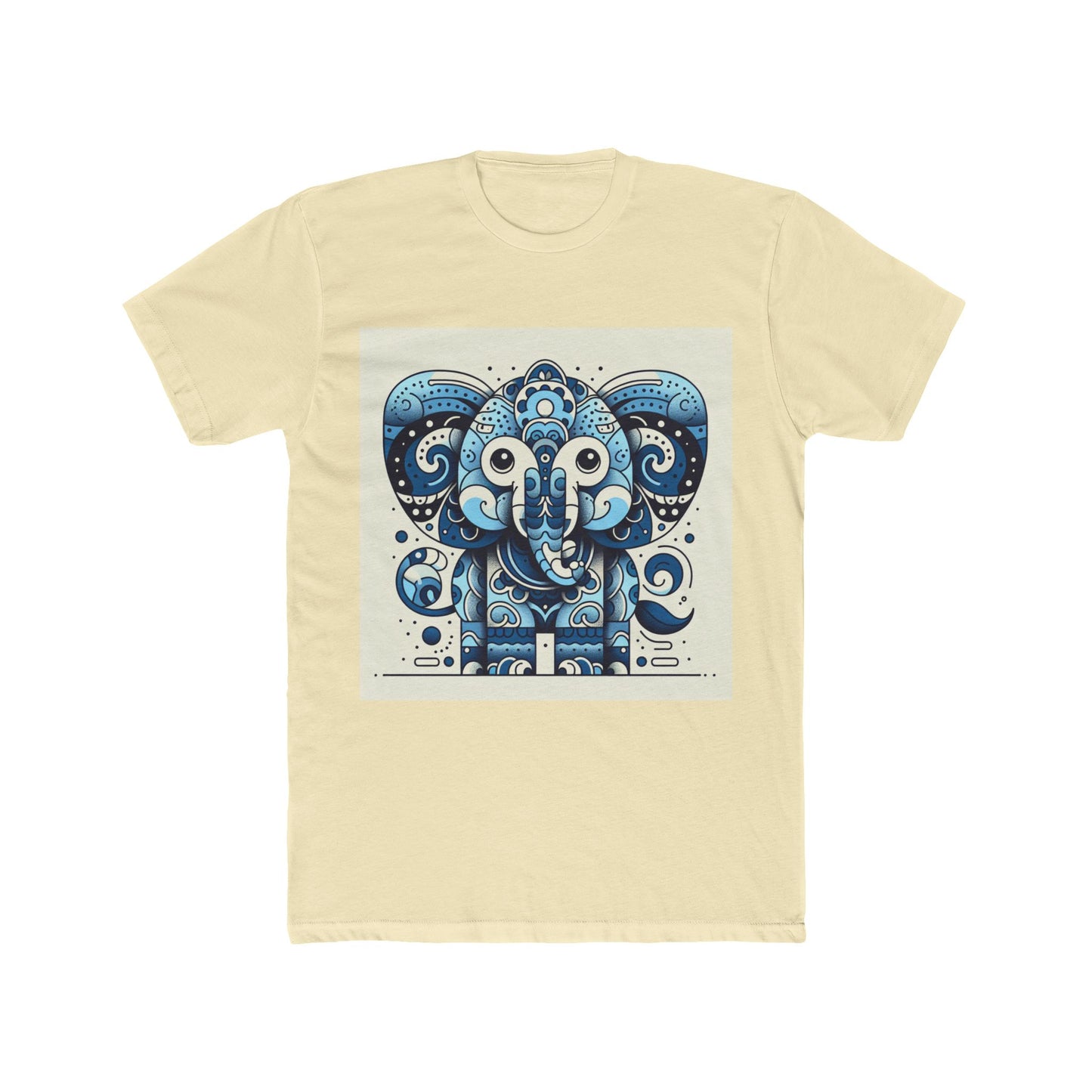 animal artwork unisex t-shirt – blue graphic tee for casual comfort and everyday fashion statement
