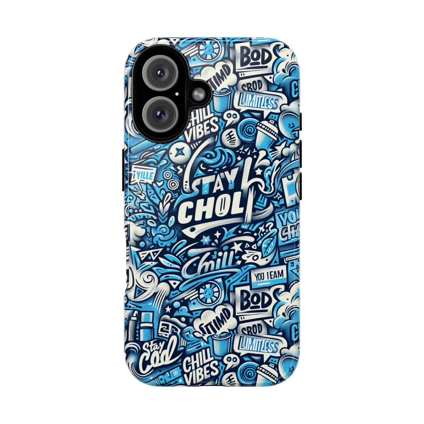 blue pattern image 19 mobile phone case for kids and teens shockproof protective cover with 3d wrap design and uv protection