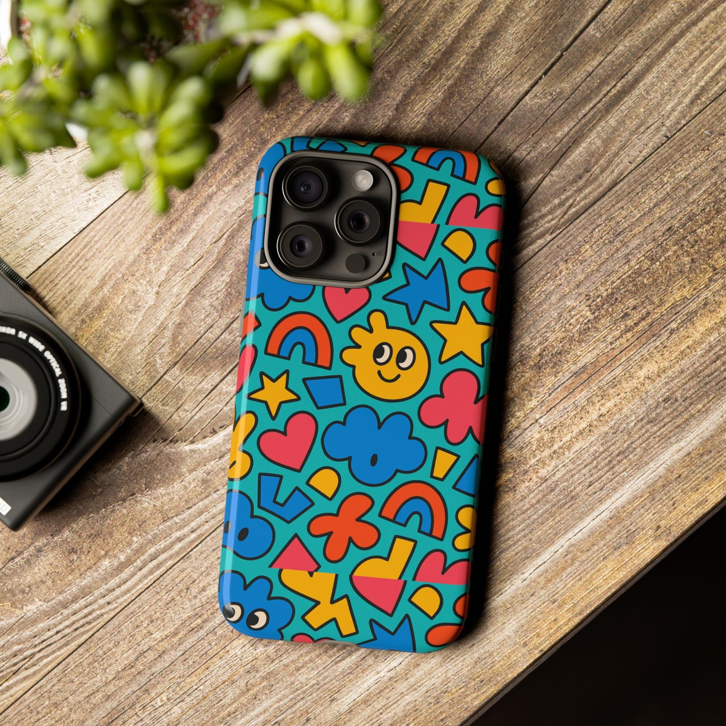 vibrant cartoon 3d wrap protective phone case with fun playful design for smartphone lovers compatible with iphone 13, 14, 15 & 16 – all models including pro, pro max & plus
