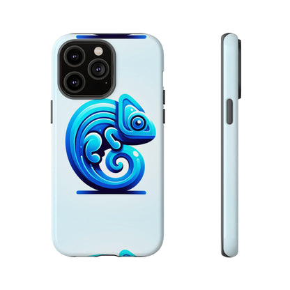 Cool Blue Animal Create 6 Phone Case with 3D Wrap Shockproof TPU Cover for Kids and Teenagers, Anime and Comic Inspired Design