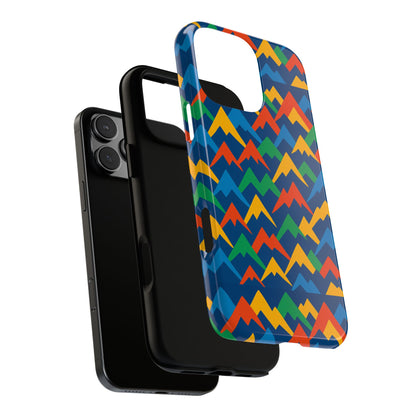 Vibrant 3D Mountain Design Phone Case for Stylish Protection – Unique Accessory Compatible with iPhone 13, 14, 15 & 16 – all models including Pro, Pro Max & Plus