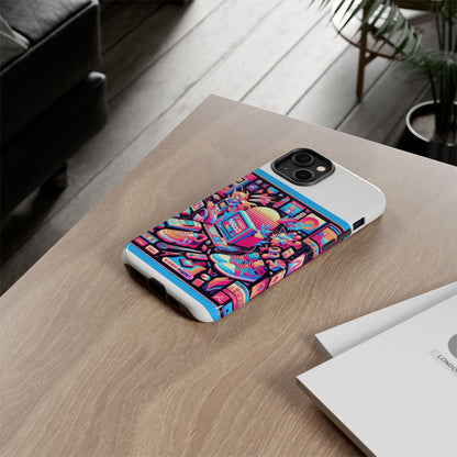 W Skibidi Frequency 3D Wrap Protective Phone Case for Anime Lovers, Durable TPU Silicone, Shock Absorbing, UV Protected, Glossy or Matte Finish, Unique Gift Idea