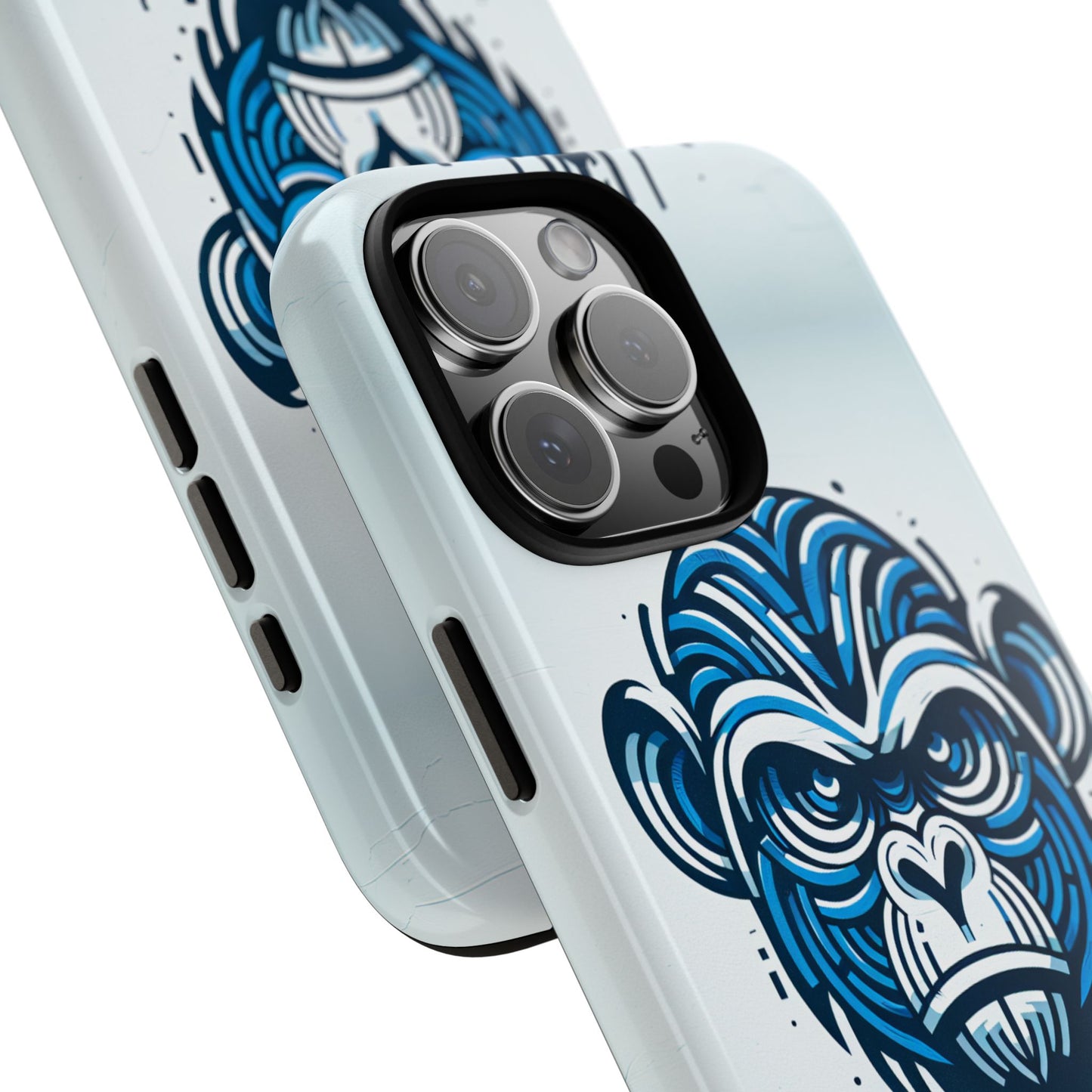 blue animal create 21 3d wrap phone case for kids and teens shockproof uv protected durable silicone cover with retro anime and comic inspired design