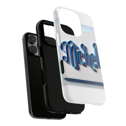 Vibrant 3D Glossy Phone Case in Retro Blue Design Stylish Protection Accessory Compatible with iPhone 13, 14, 15 & 16 – all models including Pro, Pro Max & Plus