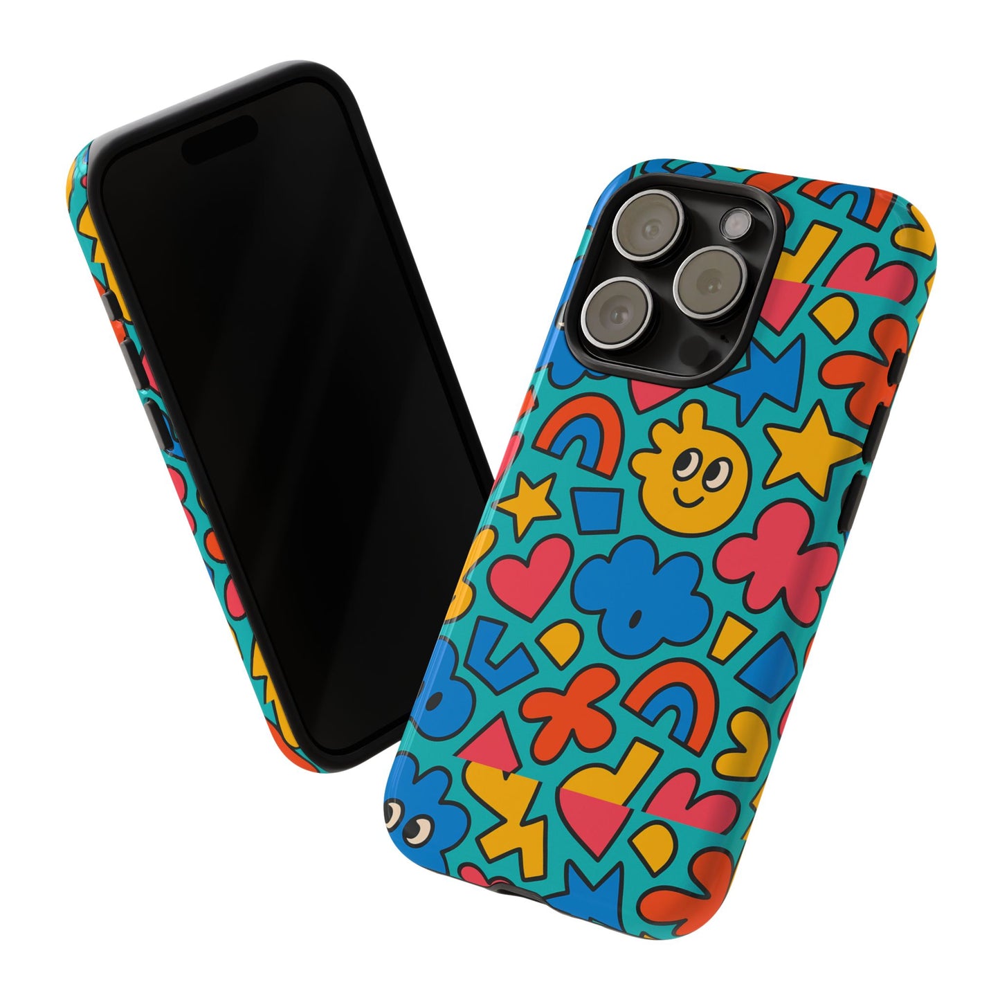 vibrant cartoon 3d wrap protective phone case with fun playful design for smartphone lovers compatible with iphone 13, 14, 15 & 16 – all models including pro, pro max & plus