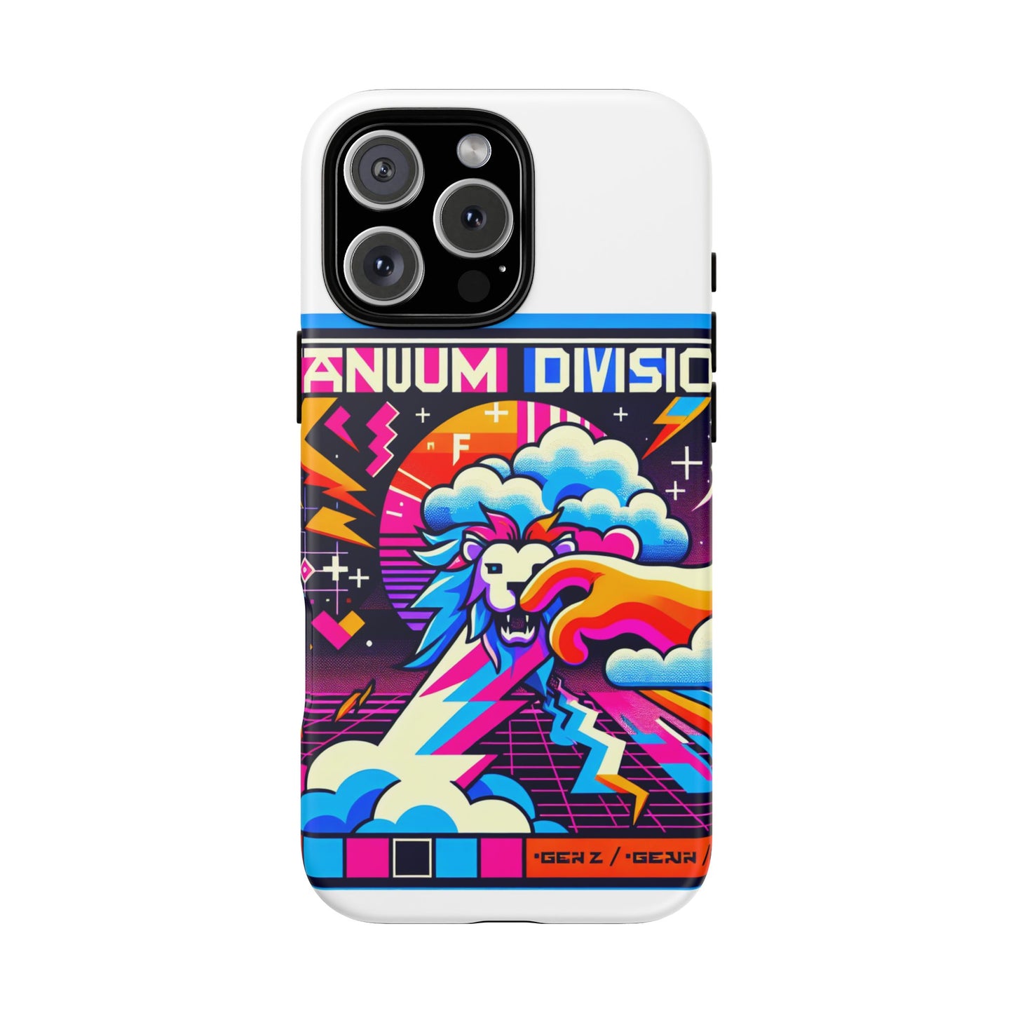 fanum irs division protective phone case with 3d wrap design, uv protected, durable shock absorption, ideal gift for anime and comic culture fans