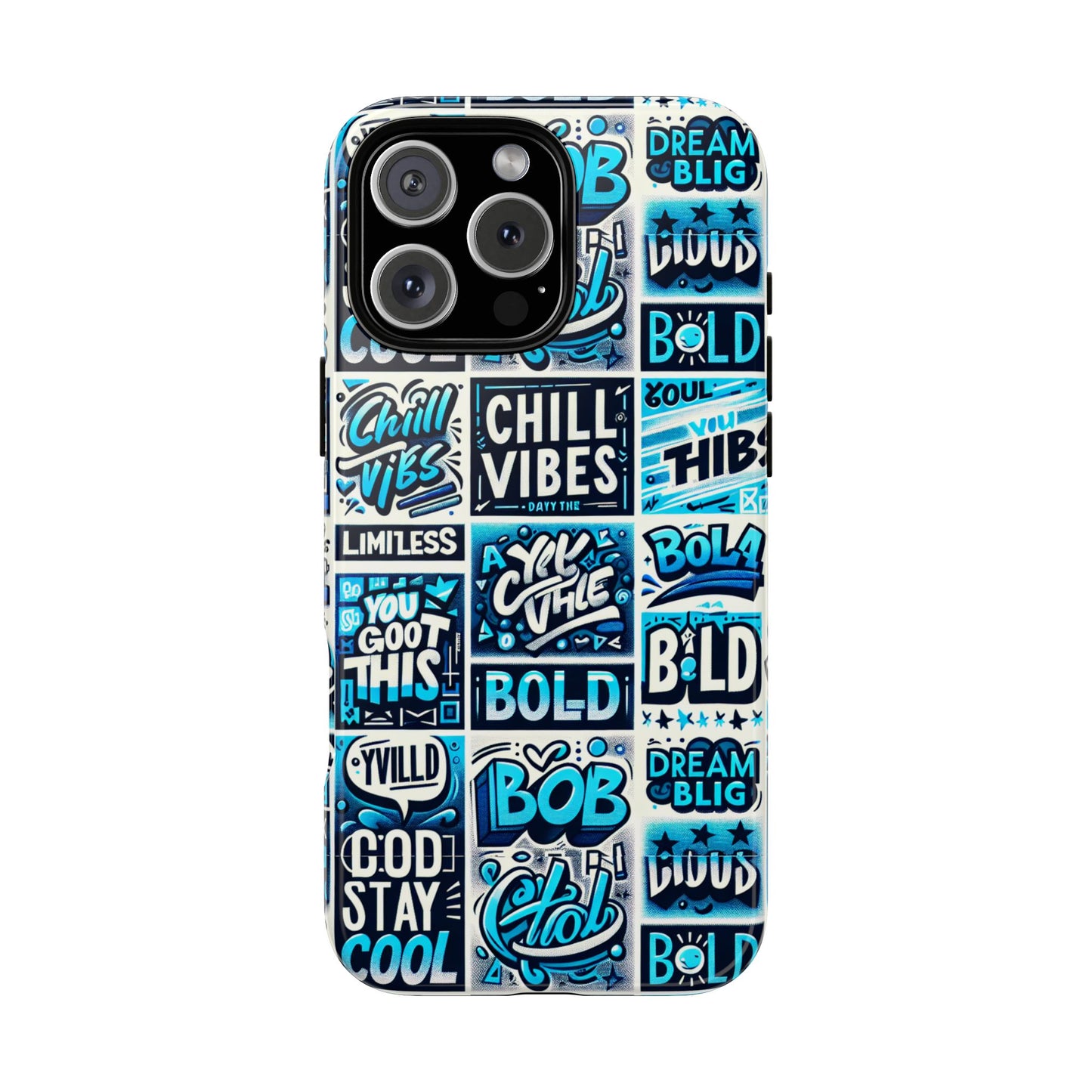 blue pattern image 8 vibrant 3d wrap phone case for men women shock absorbing durable silicone cover with uv protection