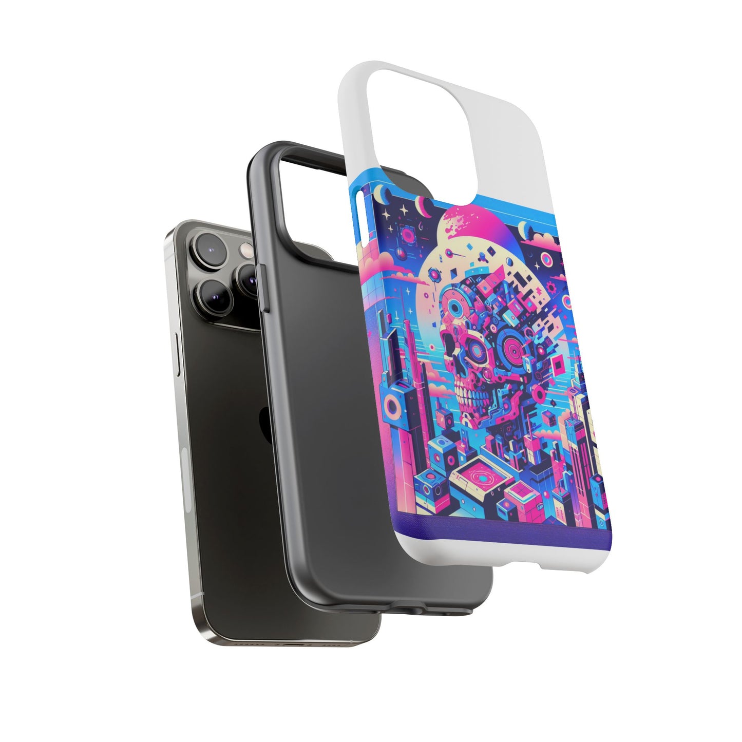 skibidi state certified protective phone case for anime lovers, durable 3d wrap design, uv protected, stylish shock absorbing silicone liner