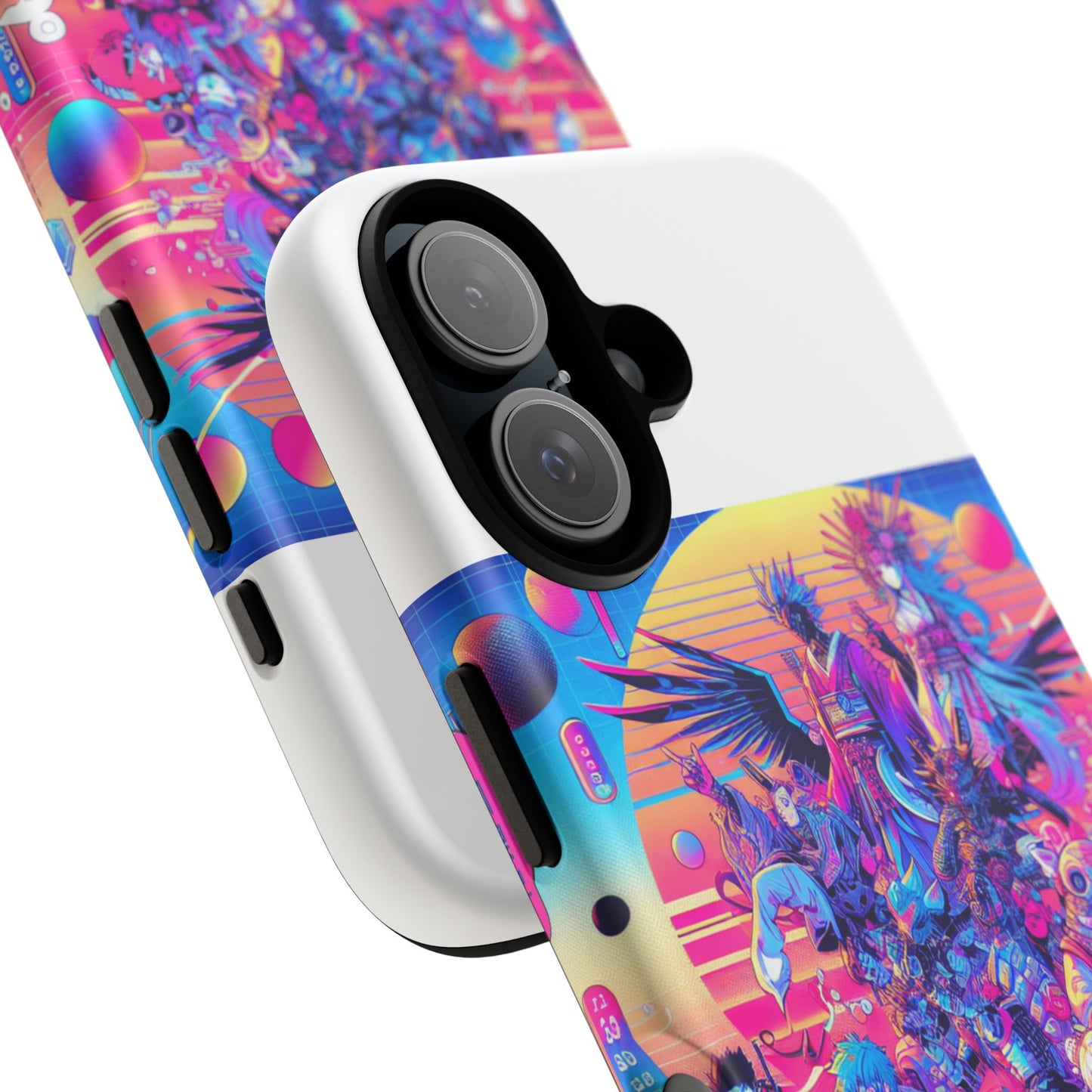 zero npc energy vibrant 3d protective phone case for anime lovers