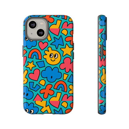 Vibrant Cartoon 3D Wrap Protective Phone Case with Fun Playful Design for Smartphone Lovers Compatible with iPhone 13, 14, 15 & 16 – All Models Including Pro, Pro Max & Plus