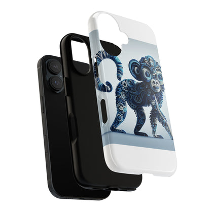 Vibrant 3D Wrap Protective Phone Case with Unique Monkey Design – Stylish Accessory for Men and Women Compatible with iPhone 13, 14, 15 & 16 – all models including Pro, Pro Max & Plus