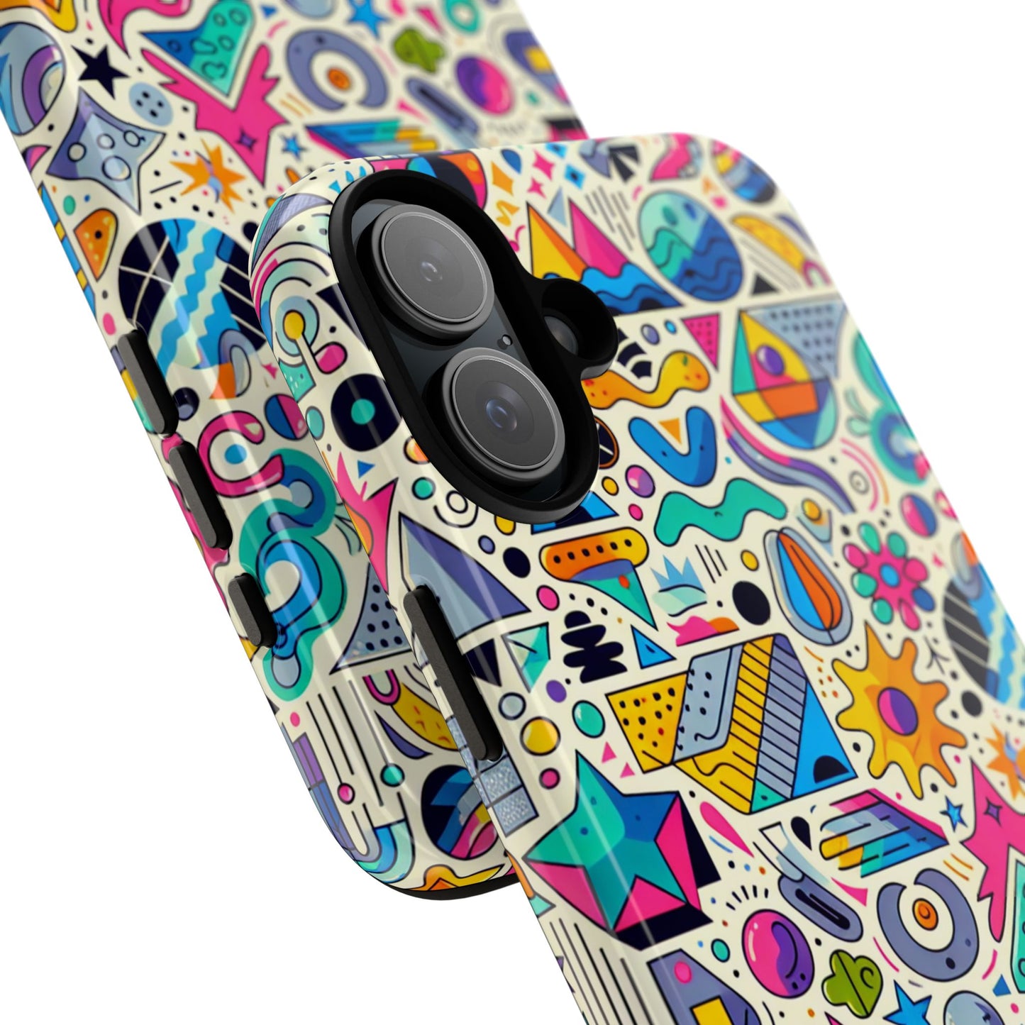 pattern image 5 vibrant shockproof phone case for anime and comic fans - stylish protective cover with 3d wrap design compatible with iphone 13, 14, 15 & 16 – all models including pro, pro max & plus