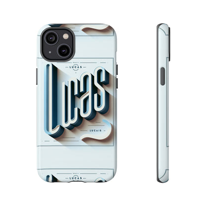 Lucas Blue Phone Case with 3D Wrap Design for Smartphones Compatible with iPhone and Android Devices Shockproof Protective Cover for Anime and Comic Fans