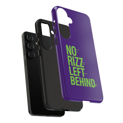 Tough Phone Case - No Rizz Left Behind - Durable, Stylish Protection for Active Lifestyles - Impact-Resistant, Dual Layer, Shock-Absorbing TPU - Perfect Gift for Tech Lovers