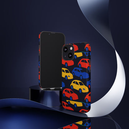 Multicolour 3D Car Design Protective Phone Case Stylish Accessory for Unique Expression Compatible with iPhone 13, 14, 15 & 16 – all models including Pro, Pro Max & Plus