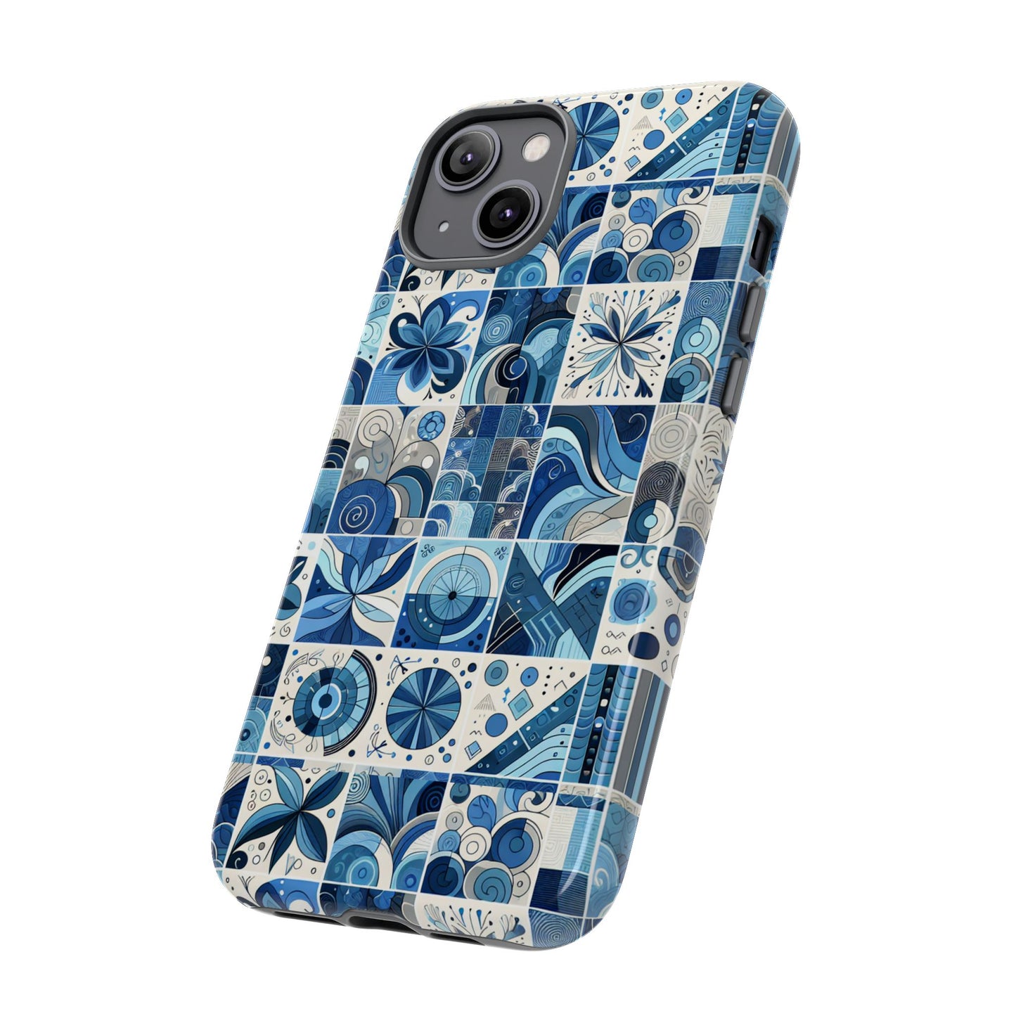 pattern image 9 vibrant 3d phone case for anime and comic fans - stylish shockproof cover with artistic mosaic design, compatible with iphone 13, 14, 15 & 16 – all models including pro, pro max & plus