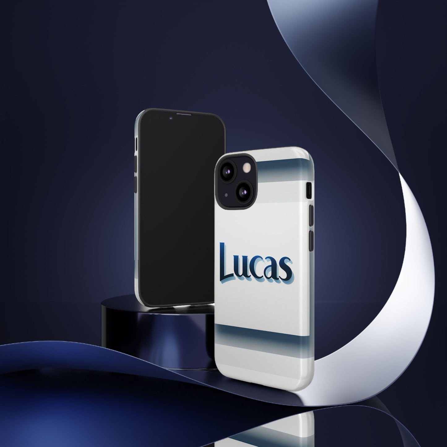 coolname lucas blue 3d wrap protective phone case for smartphones with vibrant anime and comic art design shockproof and uv protected durable tpu cover