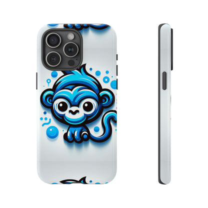 Blue Animal Create 19 Cartoon Animal Phone Case with 3D Wrap Design Shock Absorption for Smartphones Compatible with iPhone and Android Devices