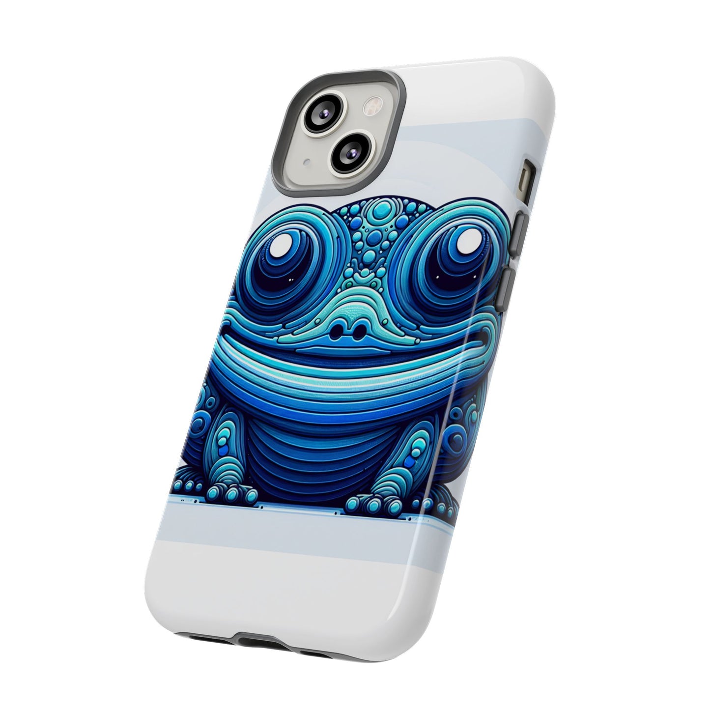 vibrant 3d animal-inspired phone case in blue for stylish protection and unique expression compatible with iphone 13, 14, 15 & 16 – all models including pro, pro max & plus